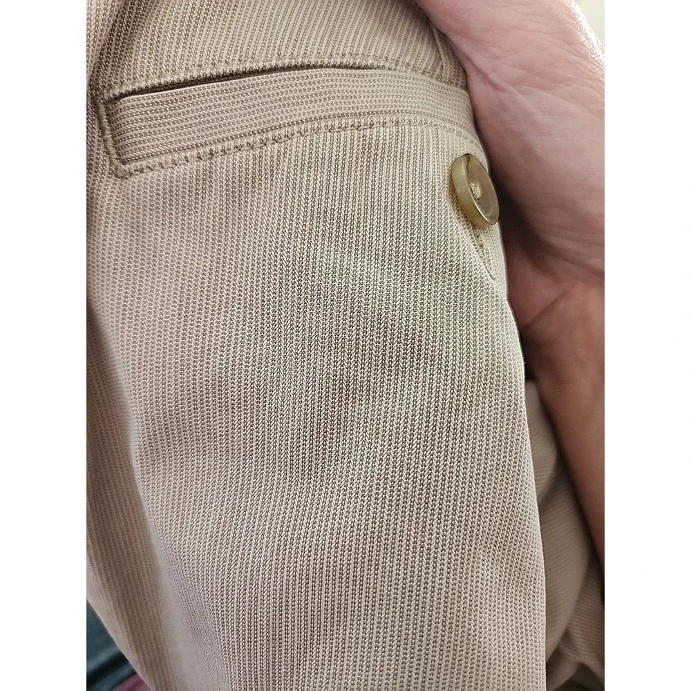 VTG Banana Republic Dawson Straight‎ Chinos - 34x28 (30x30) Searsucker Taupe
